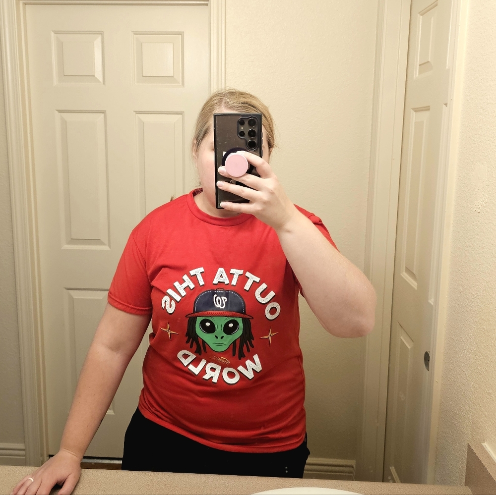 Red Graphic Tee - Outta This World